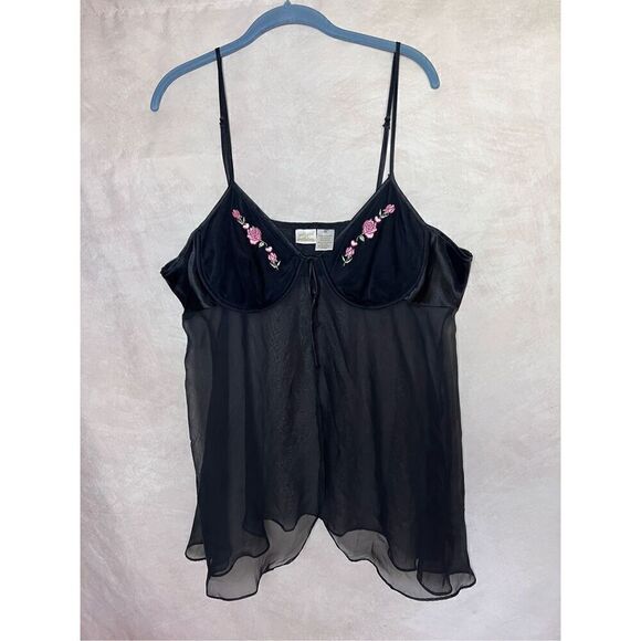 Y2K Slip Lingerie Top Plus Size - Picture 1 of 5